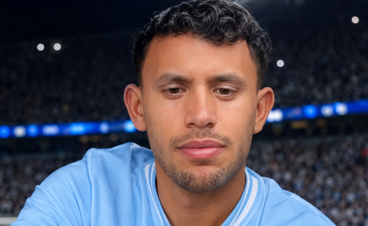 Matheus Nunes in Manchester City action at the Etihad Stadium